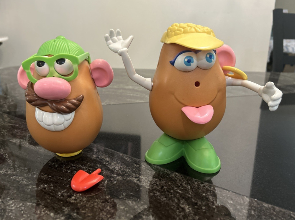 Vintage 1985 Playskool MR & MRS POTATO HEAD Accessories 20pc Lot